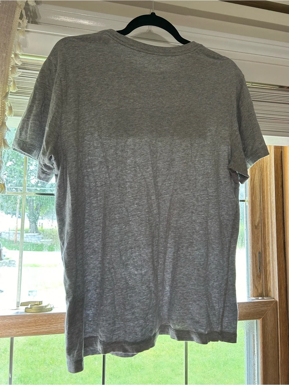 Nike Gray Swoosh Graphic Short Sleeve Tee